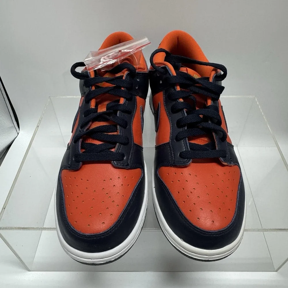 Brand New Nike Dunk Low SP Champ Orange Navy Blue CU1727-800 Men's Size 9